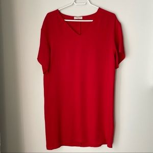 Babaton Red Jersey Dress